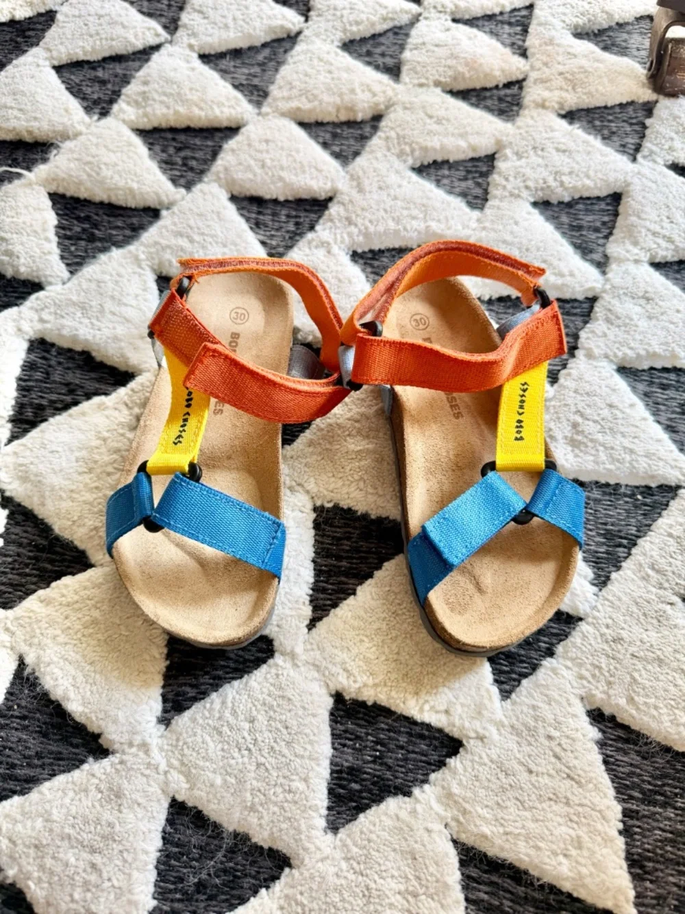 NIB Bobo Choses Color Block Strap Sandals J12